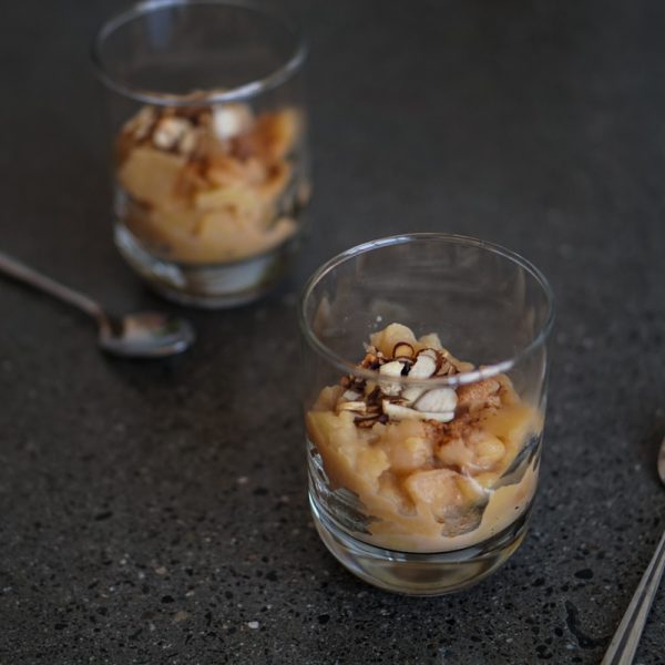 Compote de pommes avec morceaux Un grand bol d'air