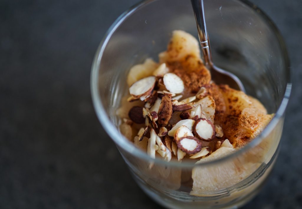 Compote de pommes avec morceaux Un grand bol d'air